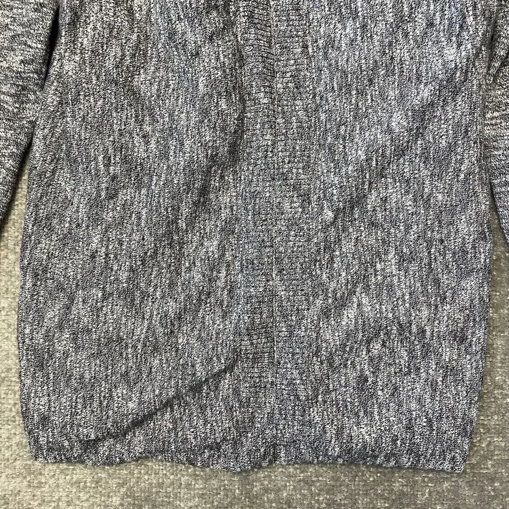 Banana Republic Cardigan Womens Medium Navy Blue White Sweater Casual Knit Shawl